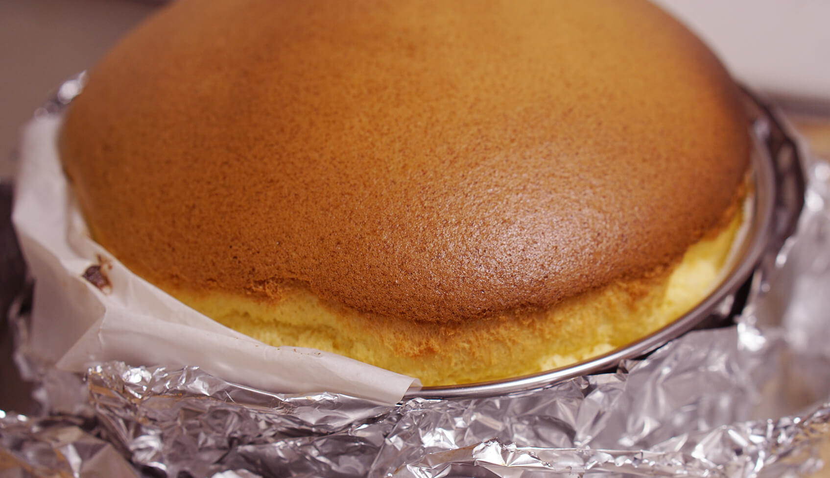 オーブンから取り出す